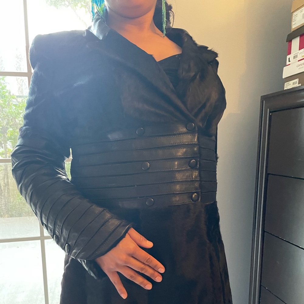 Karl Lagerfeld Paris Collection/ Faux fur Altered to a Size 8